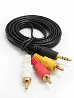 Cable de Datos para Cámara SIPU de Alta Velocidad BNC Banana RCA con Cubierta de PVC y Trenzado para HDTV 1080P