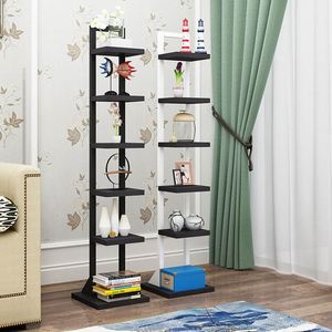 AILICHEN Bibliothèque créative et porte-fleurs en forme d'arbre de style dessin animé avec cadre en <span class=keywords><strong>bois</strong></span> et acier Jardinières et pots <span class=keywords><strong>sur</strong></span> <span class=keywords><strong>pied</strong></span> - Product Image 6