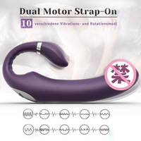 10-Frequenz Dual-Motor C-förmiger Finger-Heizstab AV-Massagevibrator Sexspielzeug für Frauen Paare Masturbation G-Punkt Orgasmus