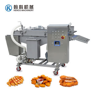 Máquina de recubrimiento de carne para rebozar carne, innovadora, multifuncional, semiautomática, controlada por PLC, venta directa de fábrica sanitaria limpia - Product Image 2