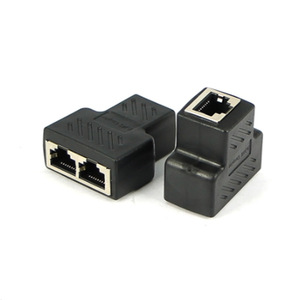 ตัวแยกเครือข่าย Rj45 8P8C 2 พอร์ต อะแดปเตอร์เชื่อมต่ออีเธอร์เน็ตสำหรับอุปกรณ์เครือข่ายคอมพิวเตอร์ - Product Image 3