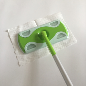 Qingle New Non <strong>Woven</strong> Fabric Floor Flat Mop Cleaning Easy Dust Hair Cleaning Dry and Wet Disposable <strong>Wipers</strong> Mop - Product Image 2