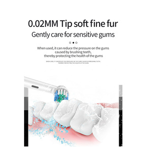 แปรงสีฟันไฟฟ้าหัวกลมโซนิค 5 สปีดแบบชาร์จได้กันน้ำสำหรับผู้ใหญ่ประเภทซีชาร์จ IPX7 ตัวเครื่องพลาสติก - Product Image 5