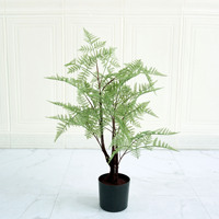 Fougère artificielle arbre clémat intérieur salon aménagement paysager décoration bonsaï ornements