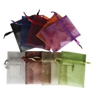 High Quality Organza Manufacturers Straight Hair Candy Drawstring Pocket Storage Bag