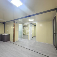 Maison conteneur préfabriquée de luxe extensible et portable de 10 à 20 pieds, 2 chambres, hôtel/appartement mobile sur mesure, design moderne personnalisé