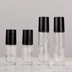 Botella de Perfume Vacía de 5 ml con Impresión Personalizada, Forma Cuadrada, Base de Mármol Transparente, Superficie Mate, Vidrio con Tapa de Rosca - Product Image 6