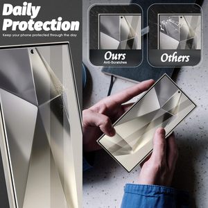 0.18mm 9H chống trầy xước hỗ trợ vân tay kính cường lực phim bảo vệ màn hình cho Samsung Galaxy S25 Ultra S23 S22 Plus S24 FE - Product Image 3
