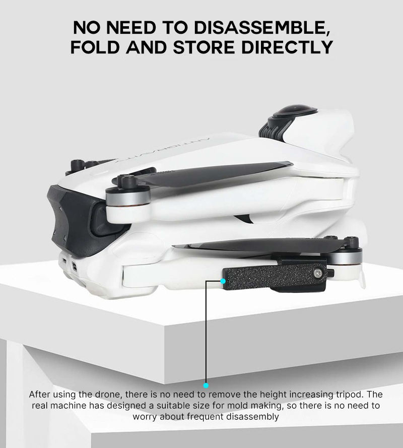 HONGDAK for Shadow Feather Antigravity A1 Drone Height Extender Tripod Bottom Scratch Guard 8g Foldable Easy Install