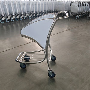Roestvrijstalen <span class=keywords><strong>Duty</strong></span> <span class=keywords><strong>Free</strong></span> Shop Handkar Passagiersbagage Luchthaven <span class=keywords><strong>Trolley</strong></span> Luchthaven Winkelwagen Luchthaven Bagage <span class=keywords><strong>Trolley</strong></span> - Product Image 4