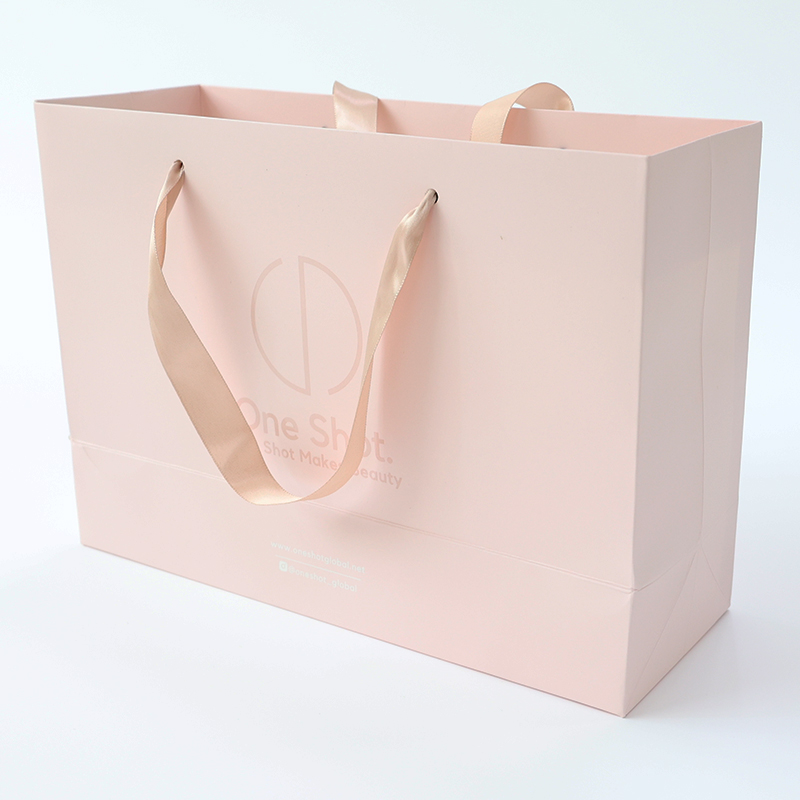 Custom Printed Your Own Logo Cardboard Packaging White Brown Black Kraft Gift Craft Shopping Paper Bag With Handles