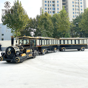 Tùy chỉnh 42 58 72 hành khách tùy chỉnh động cơ nhiên liệu tàu du lịch lớn cho công viên giải trí ngoài trời - Product Image 6