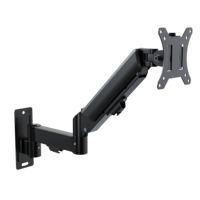 Soporte de Pared con Brazo Articulado de Gas Ajustable AUKI para Monitores de 13"-32"