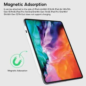 Stylet pour <span class=keywords><strong>iPad</strong></span> compatible avec <span class=keywords><strong>Apple</strong></span> <span class=keywords><strong>Pencil</strong></span> 2 et 1, pour <span class=keywords><strong>iPad</strong></span> A16 A17 Air M2 M3 M4 M5 <span class=keywords><strong>Pro</strong></span> 12.<span class=keywords><strong>9</strong></span> 10.2 10.<span class=keywords><strong>9</strong></span> Mini 6 <span class=keywords><strong>7</strong></span> - Product Image 2