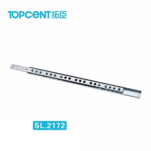 Tocpent 27mm Side Mount Ball Bearing <strong>Drawer</strong> <strong>Runners</strong> Telescopic Channel <strong>Plastic</strong> Furniture <strong>Drawer</strong> Slides - Product Image 2