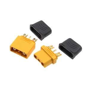 Connecteur ICX301 XT30U avec broche de signal (2+1) - Type à souder, paire mâle et femelle pour la communication des chargeurs LiPo intelligents et l'alimentation des drones - Product Image 4