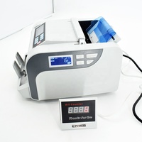 Calculatrice de billets de banque de qualité supérieure, machine de comptage d'argent, détection UV/magnétique, 900 pièces/min, détecteur de faux billets