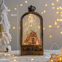 Nouvelles décorations de Noël 2026, lumières de Noël, décorations de bureau, boîte à musique