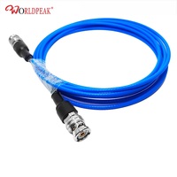 Triax 3 cosses fentes PL75-47 triaxiale TRB mâle à TRB mâle BNC prise 78ohm 1553B RF test de Signal coaxial assemblage de câble Twinax