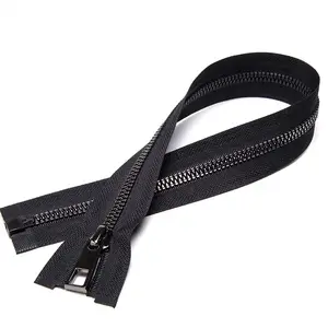 Factory Cheap Custom 3# 5# 8# 20# Brass Separating Zipper Metal Zip For Hoodies/Jeans/Jackets/Handbag Garment Zipper