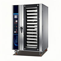 Four à convection électrique à gaz 5 plateaux 8 plateaux 12 plateaux 16 plateaux Four à pâtisserie commercial à plusieurs niveaux pour gâteaux et pain