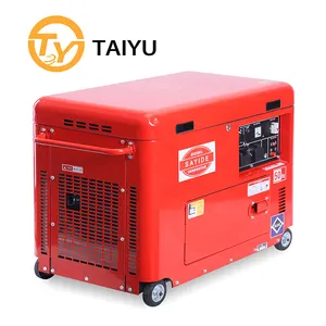 Slient High Efficiency Small Electric Power 5kw 6kva 8kva 10kva Portable Diesel Generator For Home And Outdoor Use