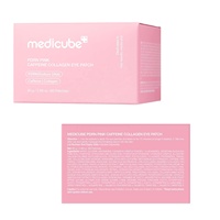 Medicube - Patchs pour les yeux au PDRN, caféine rose et collagène, 60 unités, soin raffermissant anti-âge