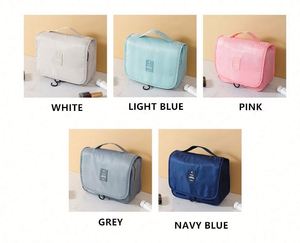 Sacs pliables imperméables multifonctionnels pour voyage, trousse de toilette suspendue portable, trousse de maquillage - Product Image 4