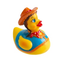 Vente en gros de bain douche et jeux d'eau pour enfants jouets éducatifs petits canards jaunes sur le thème cowboy