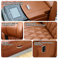 Siège banquette inclinable électrique en cuir Nappa de qualité supérieure pour Toyota Alphard Vellfire Série 30 MPV Van – Chaises de capitaine de luxe pour une mise à niveau de l'habitacle