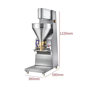 Gran oferta, máquina eléctrica para hacer albóndigas <span class=keywords><strong>de</strong></span> 1100W, 280 unidades/minuto, acero inoxidable, 4 ruedas giratorias, aparato <span class=keywords><strong>de</strong></span> cocina comercial - Product Image 5