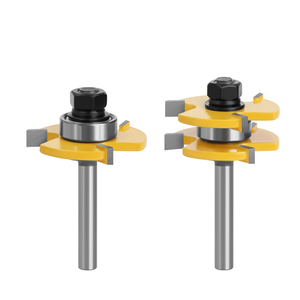 LAVIE 2 pièces, fraises à rainurer et à languettes de 8 mm, fraises à rainurer pour bois, outils de coupe pour le travail du bois - C MC02002 - Product Image 1