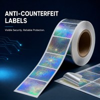 Etiquetas de Código QR Láser con Sello de Seguridad Holográfico Resistente al Agua y a los Arañazos para Televisores Inteligentes y Monitores