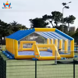 Campo de Fútbol de Jabón Inflable, Duradero y Certificado, Gran Experiencia Deportiva al Aire Libre - Product Image 2