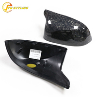 Coque de rétroviseur latéral en fibre de carbone forgée pour BMW X3M F97 X4M F98 X5M F95 X6M F96, boîtier de rétroviseur 2020+