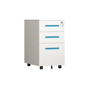 <strong>Small</strong> Mobile Metal Storage File Cabinet with Lock Steel Material for Office Desk Low Table <strong>Drawer</strong> <strong>Unit</strong> - Product Image 1