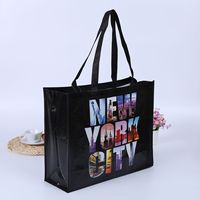 Ecológico Barato Comestibles Reutilizable Alta calidad Reciclable Venta caliente No tejido Compras Bolsa de mano ecológica con LOGO personalizado