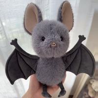 Sac à dos en peluche courte motif chauve-souris, jouet transfrontalier, article d'Halloween très populaire, en stock, vente en gros, breloque suspendue Kawaii douce et mignonne
