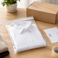 Sacs OPP autocollants en gros, sacs en plastique auto-adhésifs, impression de logo personnalisé pour l'emballage de produits et de vêtements