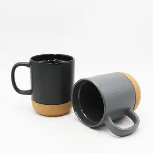 好价格380毫升哑光Suface彩色陶瓷旅行咖啡杯带盖
