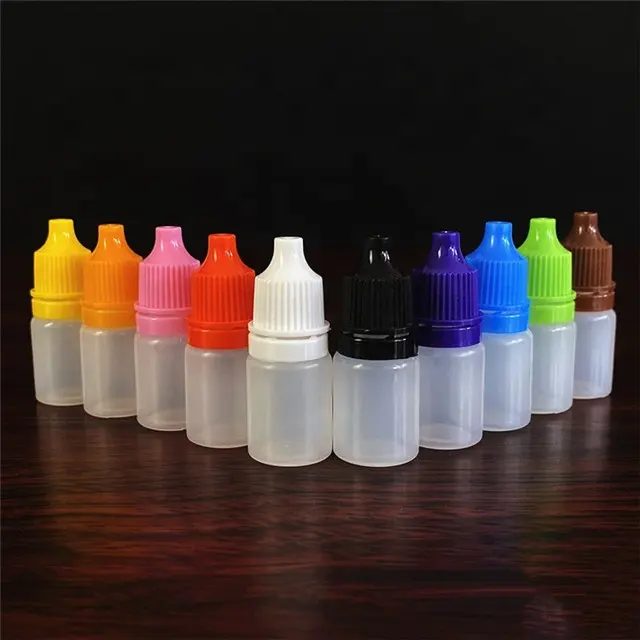 Wholesale High Quality Eco Friendly Thicken 60Ml Empty Squeeze Plastic Pointed Mouth Eye Liquid Dropper Bottle