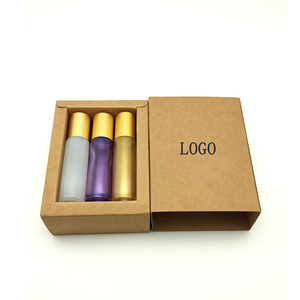 Customizing Cosmetic package box perfume packaging pen card box Green kraft paper box