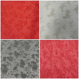Colección Jacquard Serie 77 7701-7735 Tela Jacquard Tipo Seda con Diseño de Textura 3D 98% Poliéster 2% Elastano 170gsm 160cm - Product Image 3