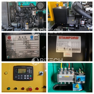 Générateurs sur mesure à prix d'usine 30kw 40kw 60kw 120KW 150kva 200kva Groupe électrogène silencieux industriel de secours refroidi par eau - Product Image 3