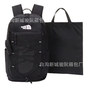 Sac à dos étudiant North Face noir unisexe taille unique pour l'école et les voyages avec poche intérieure zippée - Product Image 5