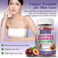 Huidverlichtende Gummies 3g 60 Passievrucht Smaak Zachte Snoepjes Vegan Gezondheidsbevorderend Pectine Collageen