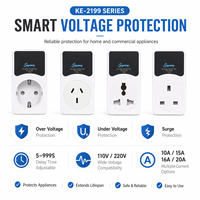 Protecteur de tension enfichable Puluos KE2199 avec affichage numérique pour appareils électroménagers