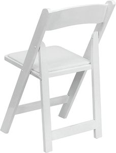 Sedia Pieghevole Bianca Premium per Matrimoni, Banchetti e Feste all'Aperto, Arredamento Portatile di Alta Qualità - Product Image 5
