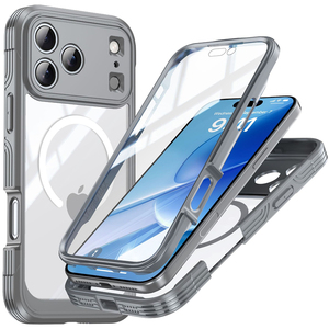 เคสโทรศัพท์แม่เหล็กแบบเต็มตัว 360 องศาสำหรับ iPhone 18, เคสสำหรับ iPhone 18 Pro Max พร้อมฟิล์มกันรอยหน้าจอและฝาครอบเลนส์ - Product Image 3
