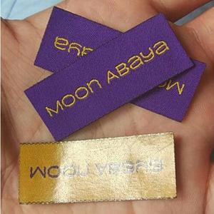 Wholesale Hot Melt Adhesive Woven <b>Label</b> <b>Iron</b> <b>on</b> Fabric <b>Labels</b> - Product Image 2
